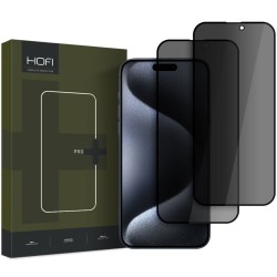 Hofi Glass Pro+ Anty Spy, Privacy, Tempered Glass Μαύρο 2 τεμ., για το iPhone 16 Pro Max