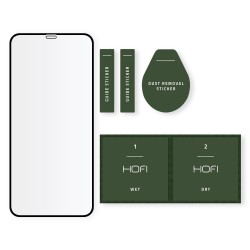 Hofi Pro+ Full Face Tempered Glass Μαύρο για Apple iPhone 12/12 Pro