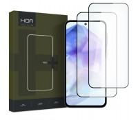 Hofi Full Face Tempered Glass 2τμχ Μαύρο για Samsung Galaxy A35 5G και Samsung Galaxy A55 5G