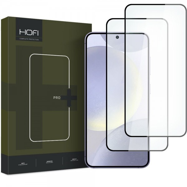 Hofi Full Face Tempered Glass 2τμχ Μαύρο για Samsung Galaxy S24