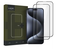 Hofi Glass Pro+ Tempered Glass Μαύρο 2 τεμ., για το iPhone 16 Pro