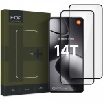 Hofi Glass Pro+ Tempered Glass Μαύρο για το Xiaomi 14T / 14T Pro, 2 pack