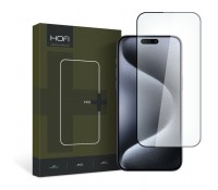 Hofi Full Face Tempered Glass Μαύρο για το iPhone 15 Pro