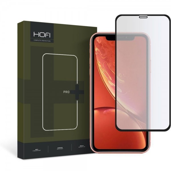 Hofi Hybrid Full Face Προστασία Οθόνης Μαύρο για  iPhone 11/ XR