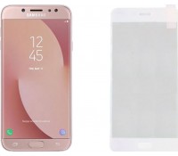 IDOL 1991 TEMPERED GLASS SAMSUNG J730 2017 5.5" 9H 0.25mm SPECIAL WHITE, Edge Glue, 2.5D, FULL COVER