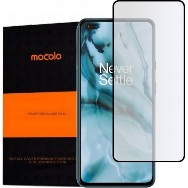 Mocolo Full Glue Full Face Tempered Glass Black Oneplus Nord N100