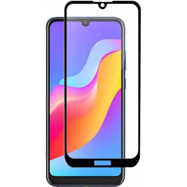 POWERTECH Tempered Glass 5D Full Glue, Huawei Y5/Pro/Prime 2019, μαύρο