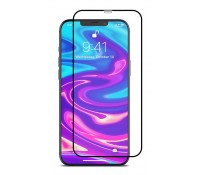 POWERTECH Tempered Glass 5D, full glue, iPhone 12 mini, μαύρο