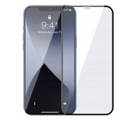 POWERTECH Tempered Glass 5D, full glue, iPhone 12 Pro Max, μαύρο