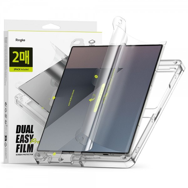 Ringke Dual Easy Pro 2-Pack Προστατευτική Μεμβράνη για Samsung Galaxy Z Fold 7 (Διάφανη)