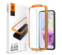 Spigen Glas.tR Align Master 2τμχ, Clear, για  Samsung Galaxy A35 5G, AGL07772
