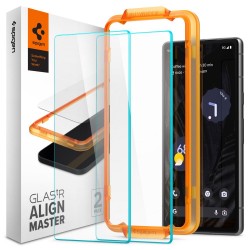 Spigen Alignmaster Tempered Glass 2τμχ για Google Pixel 7a, Clear