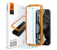 Spigen Glass tR AlignMaster 2 Pack για το Google Pixel 8a