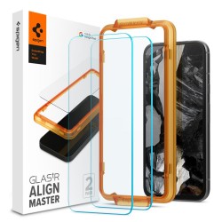 Spigen Glass tR AlignMaster 2 Pack για το Google Pixel 8a