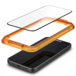 Spigen Alm Glass Fc 2-pack Iphone Tempered Glass Μαύρο, για το Apple iPhone 15, AGL06906