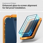 Spigen Alm Glass Fc 2-pack Iphone Tempered Glass Μαύρο, για το Apple iPhone 15, AGL06906