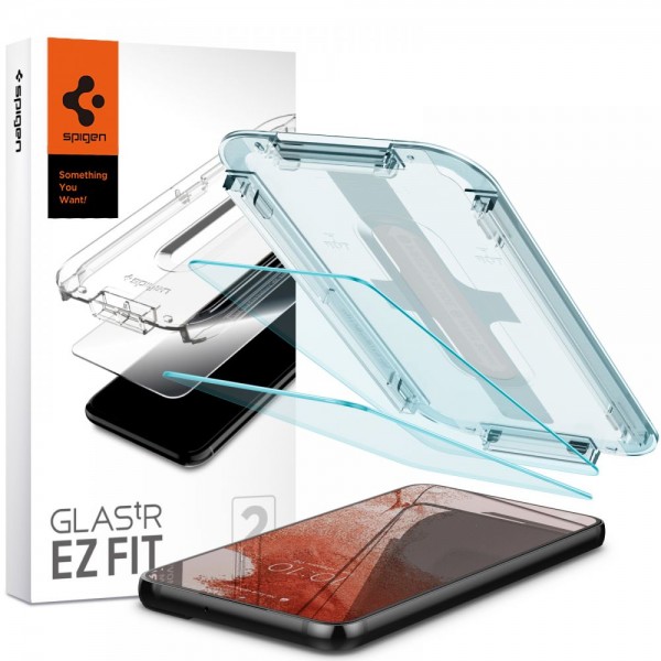 Spigen EZ Fit GLAS.tR Tempered Glass 2τμχ για Samsung Galaxy S22 5G, AGL04151