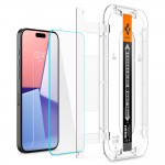 Spigen Tempered Glass 2τμχ Clear για το iPhone 15 Pro Max, AGL06872