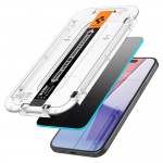 Spigen® Προστατευτικό τζάμι Ez Fit Privacy, (2 Pack), για το iPhone 15 Pro Black, AGL06894
