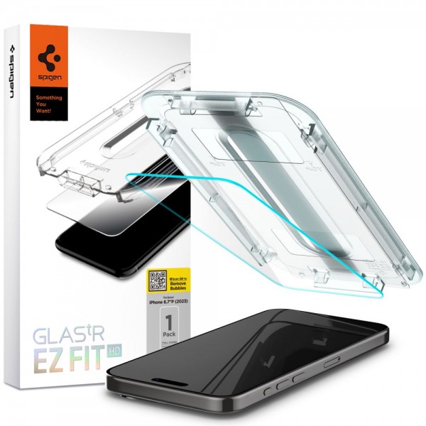 Spigen Tempered Glass 1τμχ Clear για το iPhone 15 Pro Max, AGL06878