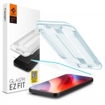 Spigen - Glas.tR EZ-FIT (1 pack) - iPhone  17 / 17 Pro / 16 Pro - Clear, AGL07935