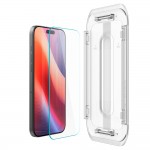 Spigen - Glas.tR EZ-FIT (1 pack) - iPhone  17 / 17 Pro / 16 Pro - Clear, AGL07935