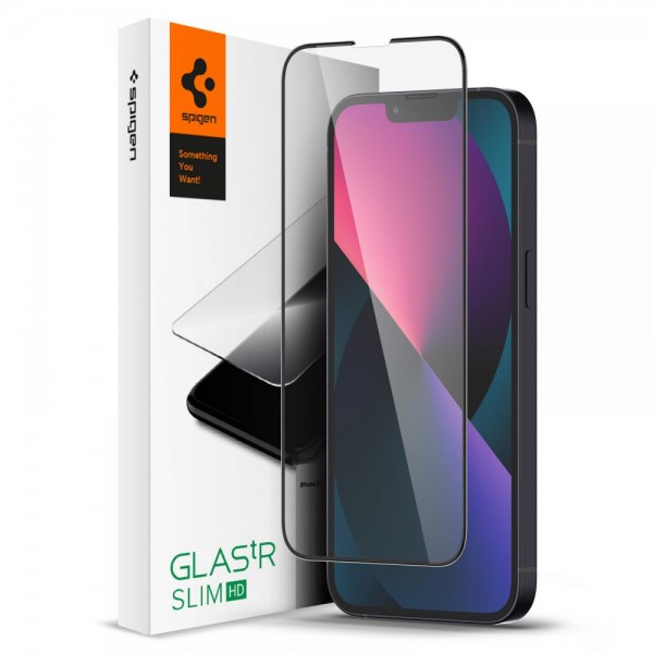 Spigen GLAS.tR Full Glue Full Face Tempered Glass για iPhone 13 mini, AGL03404