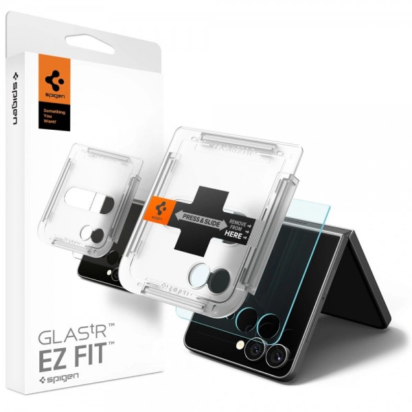Spigen Glas.tR EZ Fit HD Tempered Glass για Samsung Galaxy Z Flip 7 (Clear)