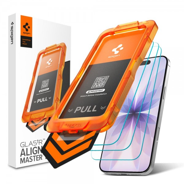 Spigen GLAS.tR Slim Tempered Glass 3-Pack για iPhone 17 - Διάφανο AGL10484