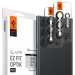 Spigen® Optik TR Ez Fit (2 Pack) Camera Protector  2τμχ Μαύρο για Samsung Galaxy S24 Ultra, AGL07425