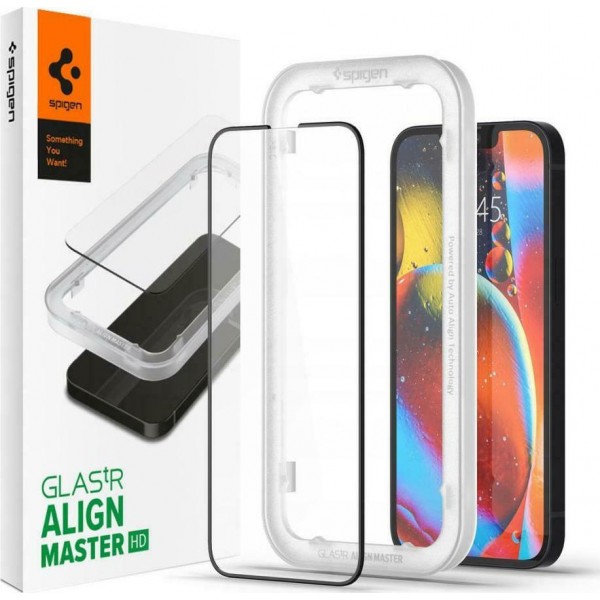 Spigen ALIGNmaster HD Full Face Tempered Glass iPhone 13 / 13 Pro