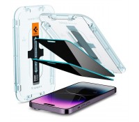 Spigen EZ FIT GLAS.tR  Privacy Full Face Tempered Glass 2τμχ iPhone 14 Pro Max