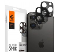 Spigen Optik.Tr 2τμχ Προστασία Κάμερας Tempered Glass Black για το iPhone 14 PRO / PRO MAX / 15 PRO / PRO MAX