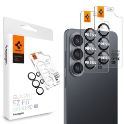 Spigen Glass tR EZ Fit Optik Pro HD 2 Pack, black - Samsung Galaxy S26