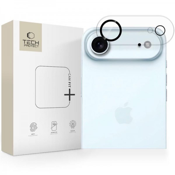 Tech-Protect Cam Fit+ Προστατευτικό Γυαλί Κάμερας για iPhone 17 Air - Clear