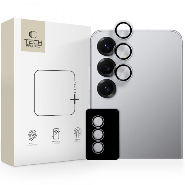 Tech-Protect Camring Fit+ Προστασία Κάμερας Tempered Glass Διάφανο για το Galaxy S25 FE