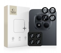 Tech-Protect Camring Fit+ Προστασία Κάμερας Tempered Glass Μαύρο για το Redmi Note 15 Pro+ / Redmi Note 15 Pro 5G / Poco M8 Pro