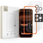 Tech-Protect Easy Set+ Σετ Προστασίας Οθόνης & Κάμερας για iPhone 17 Pro / 16 Pro (2x Tempered Glass + 1x Camera Lens Protector)