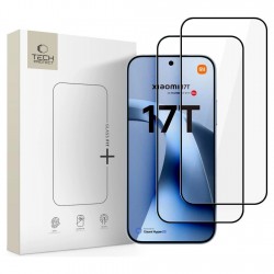 Tech-protect Glass Fit+ Tempered Glass 2-pack Xiaomi 17t Black