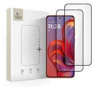 Tech-Protect Glass Fit+ Tempered Glass 2τμχ Μαύρο για Motorola Edge 50 Neo / 60 Neo