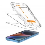 Tech-Protect Quick Set+ Tempered Glass 2τμχ Μαύρο για iPhone 13 / 13 Pro / 14 / 16E