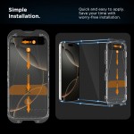 Tech-Protect Quick Set+ Tempered Glass 2τμχ Μαύρο για iPhone 13 / 13 Pro / 14 / 16E
