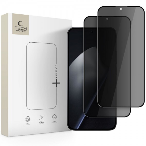 Tech-Protect Supreme 2-Pack Tempered Glass Privacy για Xiaomi 15T / 15T Pro