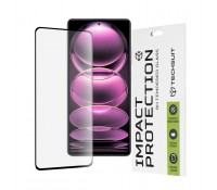 Techsuit 111D Full Cover Full Glue Tempered Glass για Xiaomi Redmi Note 12 Pro 5G / 12 Pro+ / Poco X5 Pro - Μαύρο