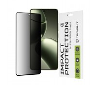 Techsuit 111D Privacy Full Glue Tempered Glass για Xiaomi 14T / 14T Pro - Μαύρο