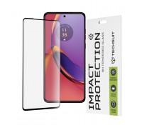 Techsuit - 111D Full Cover, Full Glue Glass - Motorola Moto G84 - Black