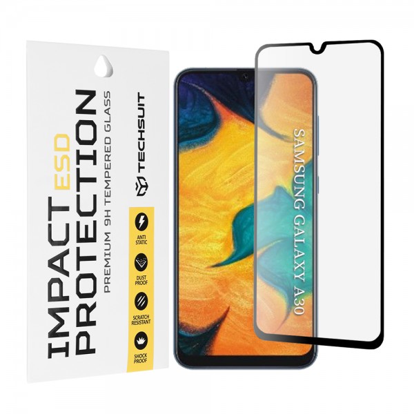 Techsuit Tempered Glass Μαύρο για Samsung Galaxy A50 A30s Techsuit Tempered Glass Μαύρο για Samsung Galaxy A50 A30s