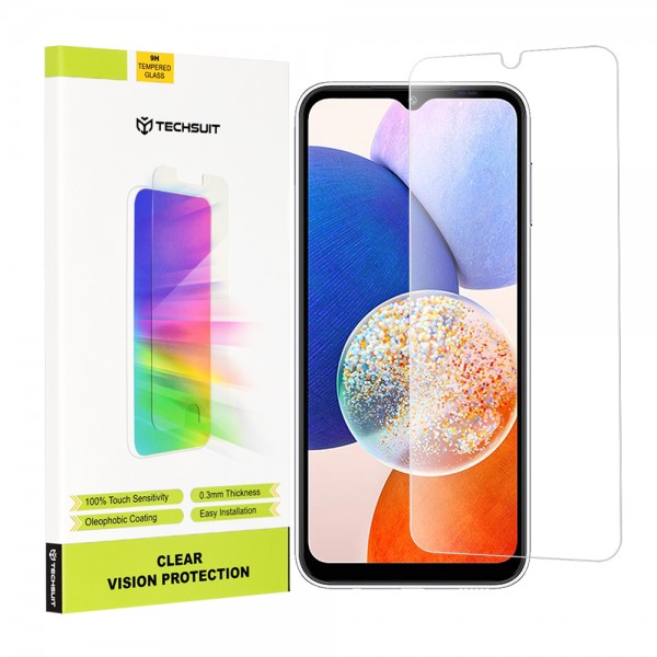 Techsuit Tempered Glass Οθόνης για Samsung Galaxy A14 4G/5G - Διάφανο