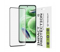 Techsuit - 111D Full Cover / Full Glue Glass - Xiaomi Redmi Note 12 5G / Note 12 4G / Poco X5 - Black