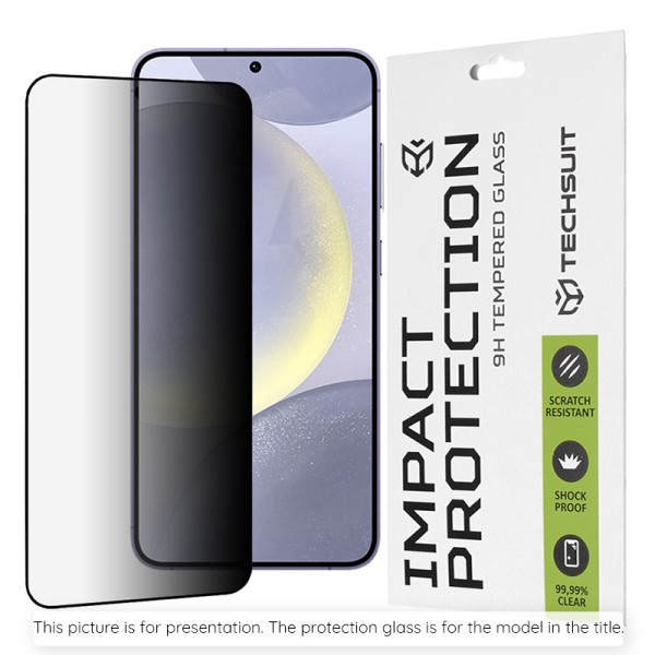 Techsuit 111D Privacy Full Glue Tempered Glass για Samsung Galaxy S23 FE Μαύρο